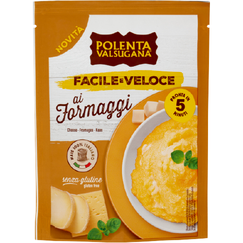 POLENTA AU FROMAGE 5MIN